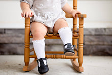 Load image into Gallery viewer, White Lace Top Knee Highs: 1.5-3Y
