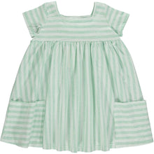 Load image into Gallery viewer, Green and Ivory Rylie Dress
