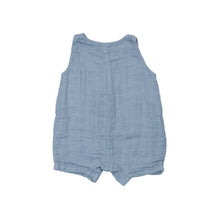 Load image into Gallery viewer, SHORTIE ROMPER - SOLID MUSLIN SOFT CHAMBRAY

