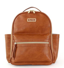 Load image into Gallery viewer, Itzy Ritzy Diaper Backpack - Cognac
