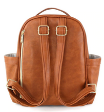 Load image into Gallery viewer, Itzy Ritzy Diaper Backpack - Cognac
