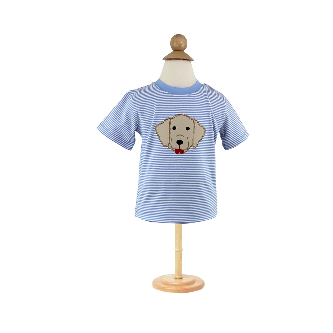 Dog Applique Boy's Shirt