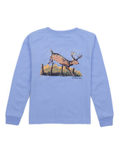Load image into Gallery viewer, Properly Tied-Long Sleeve Jumping Buck- Light Blue
