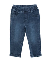 Load image into Gallery viewer, RuffleButts - Girls Medium Wash Denim Skinny Jeans
