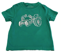Load image into Gallery viewer, Short Sleeve Grass Green Tractor Tee
