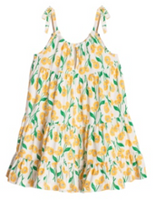 Load image into Gallery viewer, Sunshine and Play Knit Yellow Flower Dress
