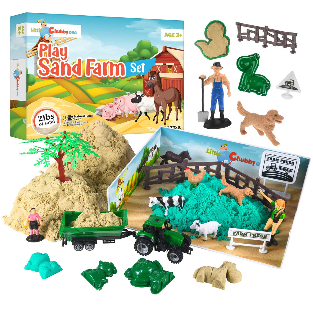 Little Chubby One - Play Sand Farm Set