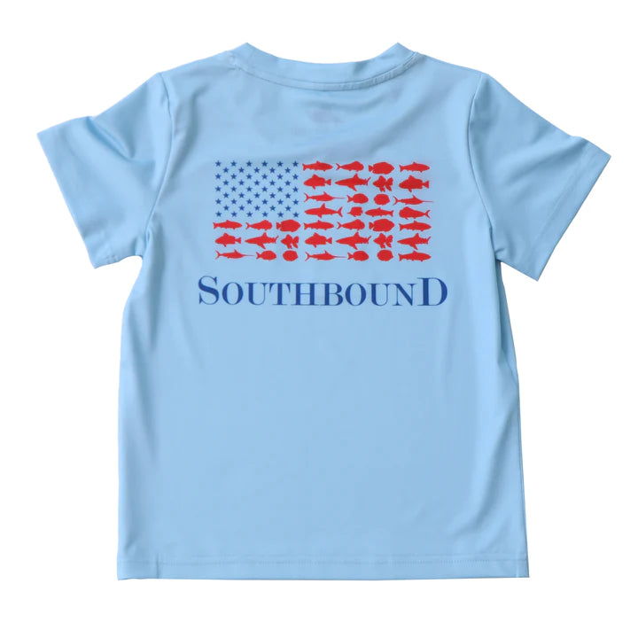 Southbound Performance Tee- Flag