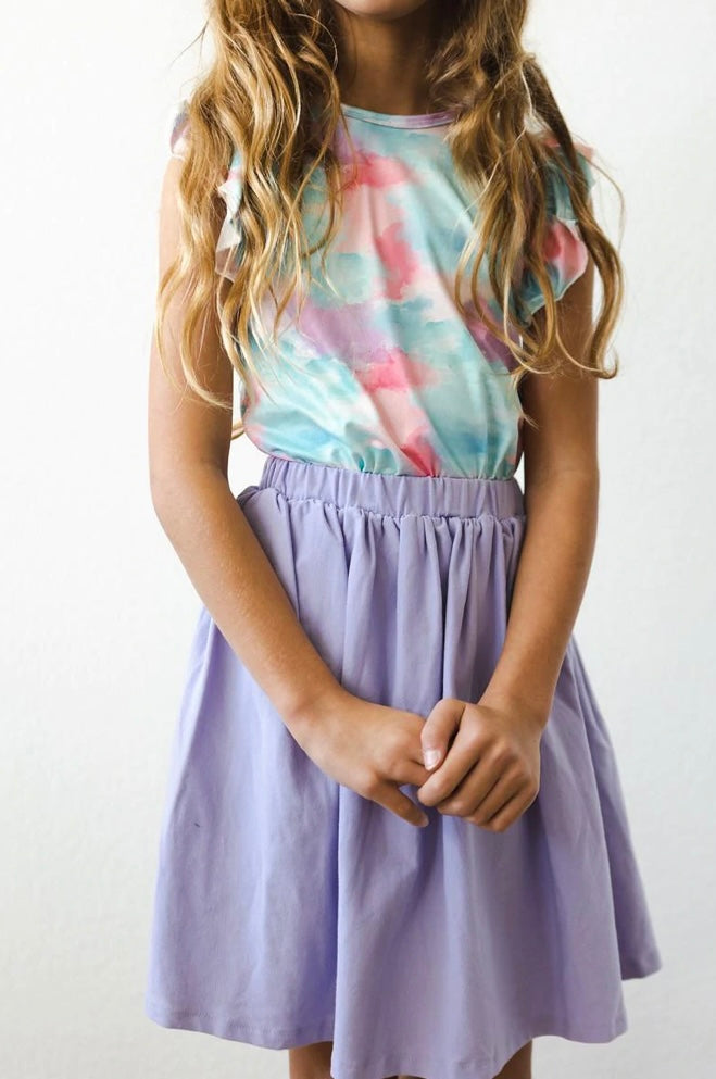 Mila and Rose - Purple Twirl Skirt