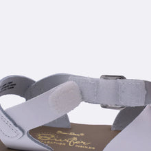 Load image into Gallery viewer, Sun San- White Surfer H and L (velcro) Sandal
